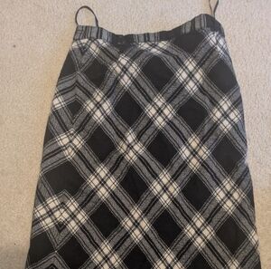 Basler Black and White Midi Pencil Skirt